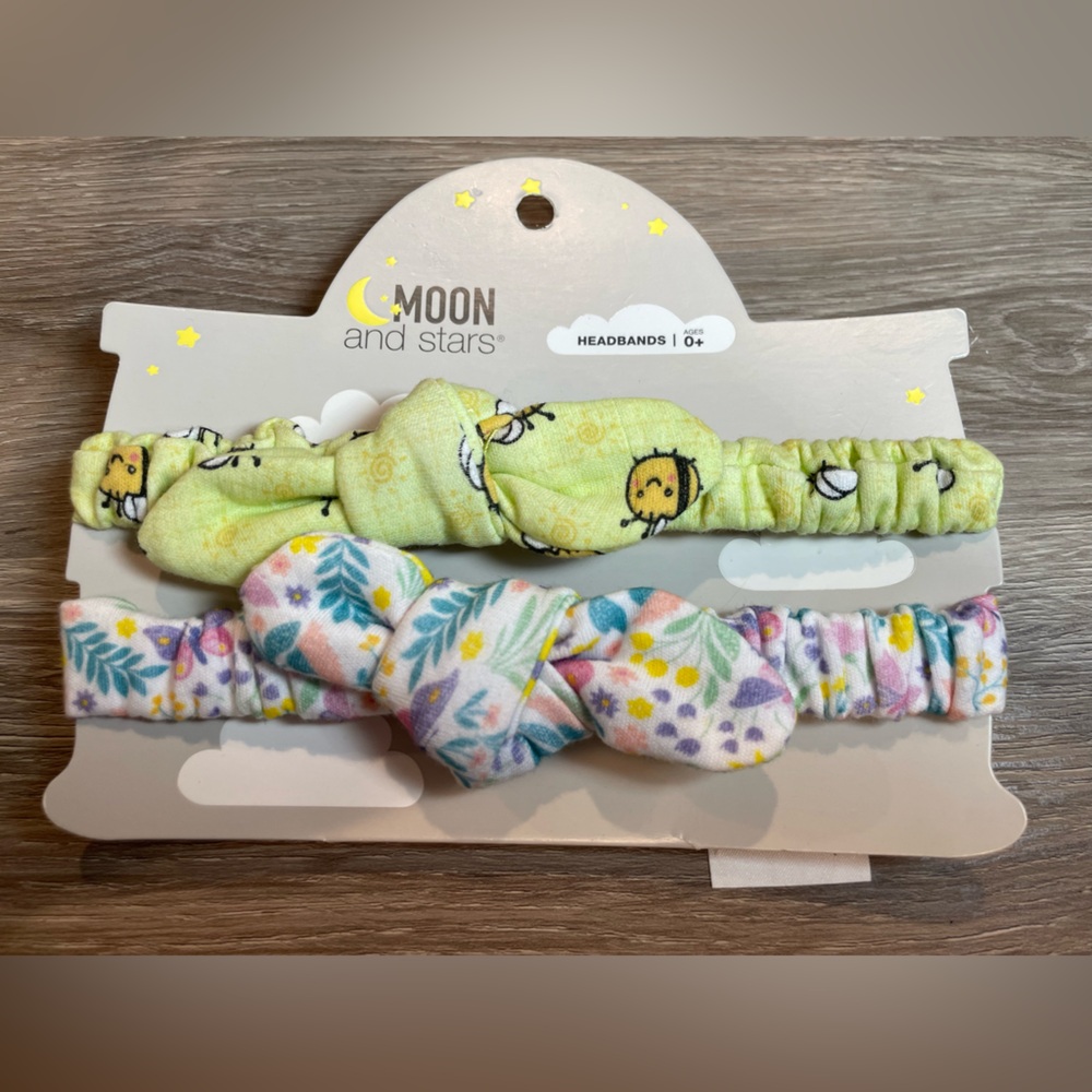 Baby Headband Moon and Stars